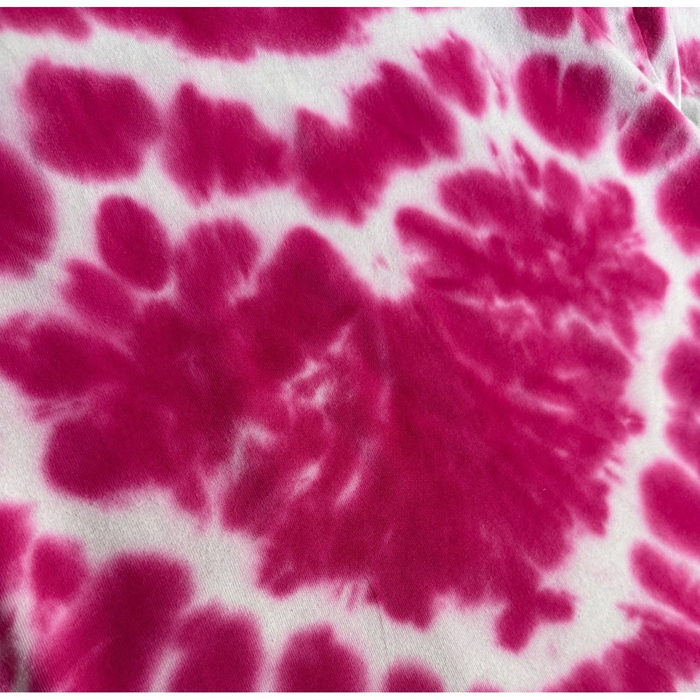 Barbie Women's Pink White Tie Dye Graphic T-Shirt Crop Top Y2K Size - Picture 2 of 7